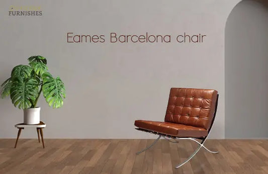 Barcelona Chair from Interior Furnishes – Premium Modern Classic Lounge Chair in Genuine Leather, Iconic Mid-Century Design, Perfect for Stylish Living Rooms or Office Spaces in the UK