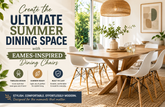 Create the Ultimate Summer Dining Space with Eames-Inspired Dining Seating