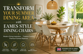 Transform Your Summer Dining Area with Eames Style Dining Chairs