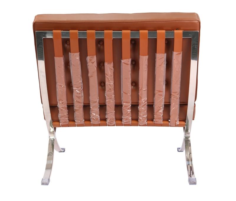 Mies Barcelona Pavilion Chair - Premium Italian Leather | Black Interior Furnishes