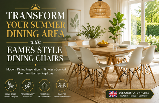 Transform Your Summer Dining Area with Eames Style Dining Chairs