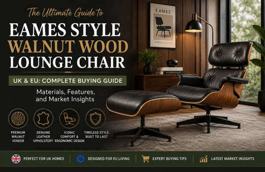 Eames Style Walnut Wood Lounge Chair UK &amp; EU: Complete Buying Guide, Materials, Features, and Market Insights