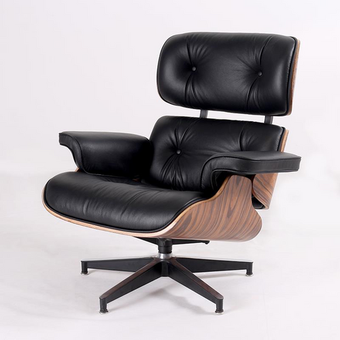 Charles Eames Iconic Lounge Chair & Ottoman - Rose Wood | White - Premium Lounge Chairs from Interior Furnishes - Just $675! Shop now at Interior Furnishes