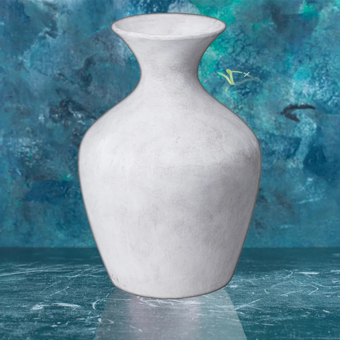 Darcy Ellipse Stone Vase