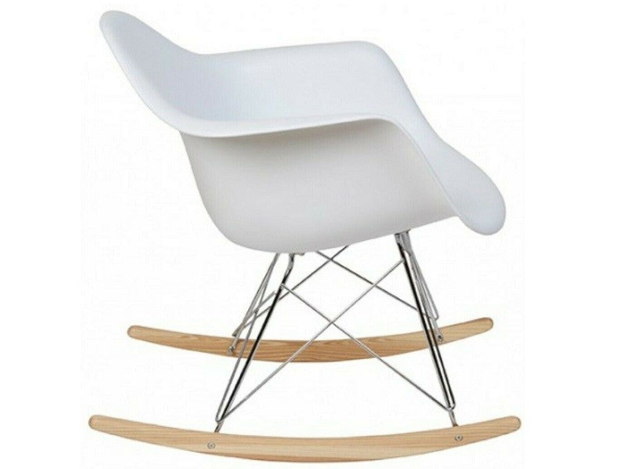 Eames Rocking Arm Chair - RAR | White | Modern Classic