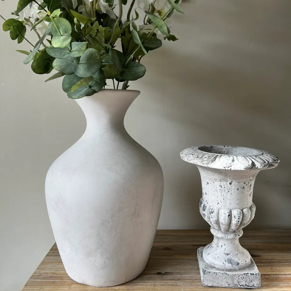 Darcy Ellipse Stone Vase