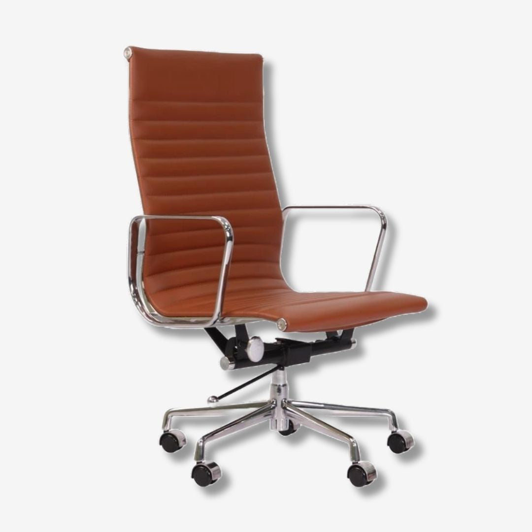 Eames Thin Pad Chair - Stylish High Back Support Office Seat | Luxe Funrishes - Premium Thin Pad Chairs from Luxe Furnishes - Just $325! Shop now at Luxe Furnishes