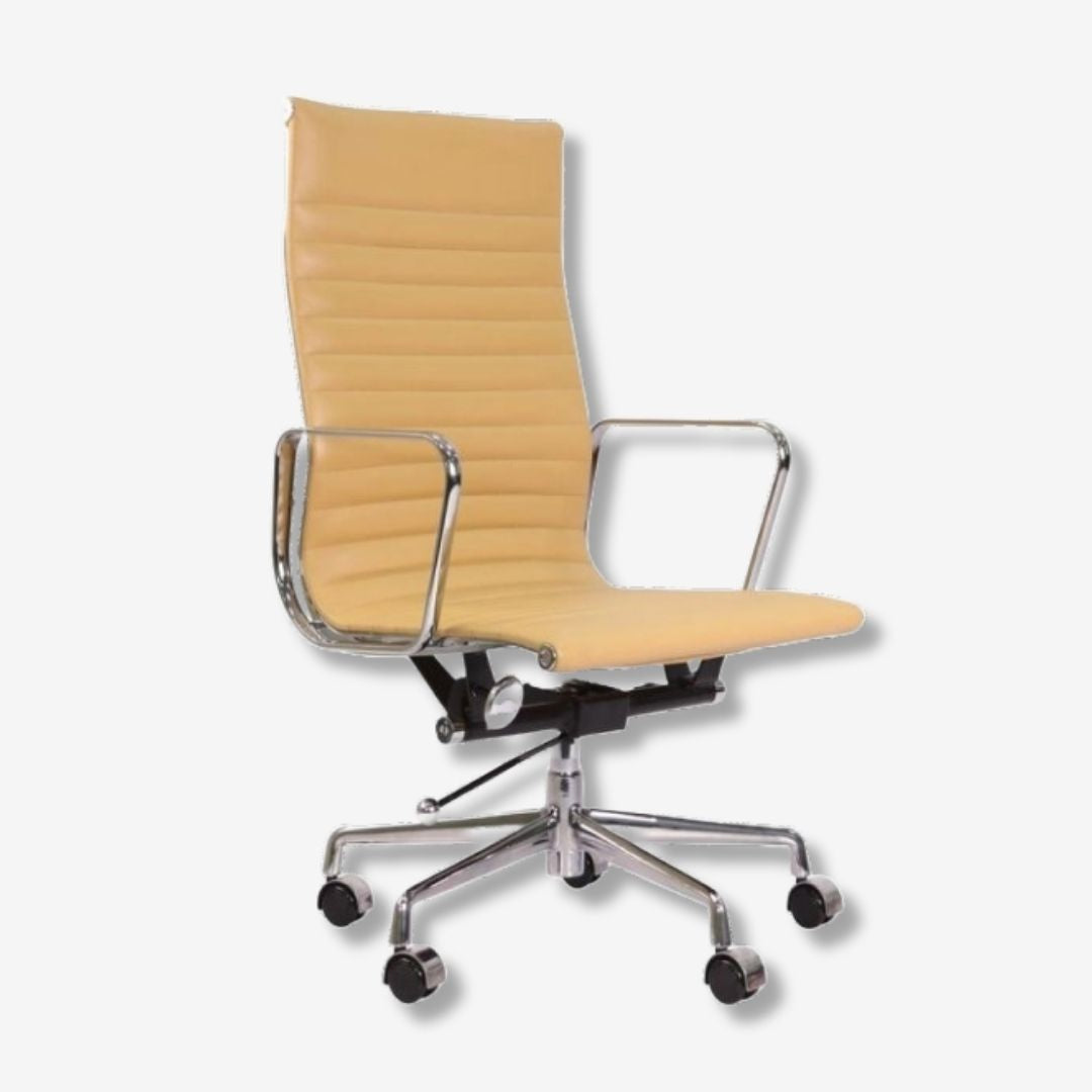 Eames Thin Pad Chair - Stylish High Back Support Office Seat | Luxe Funrishes - Premium Thin Pad Chairs from Luxe Furnishes - Just $325! Shop now at Luxe Furnishes