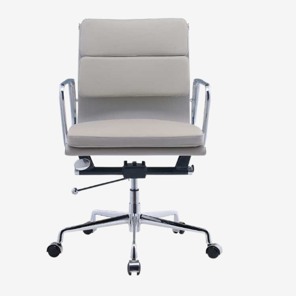 Elevate Your Workspace with the Camel Eames Soft Pad Office Chair - Comfort and Style for Professionals - Premium SOFT PAD LOW BACK from Interior Furnishes - Just $345! Shop now at Interior Furnishes