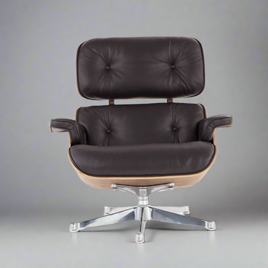 Charles Eames Iconic Lounge Chair & Ottoman - Rose Wood | White - Premium Lounge Chairs from Interior Furnishes - Just $675! Shop now at Interior Furnishes