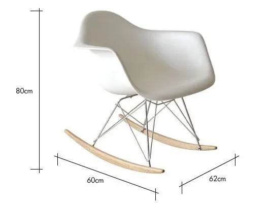 Eames Rocking Arm Chair - RAR | Black