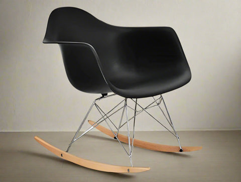 Eames Rocking Arm Chair - RAR | Black