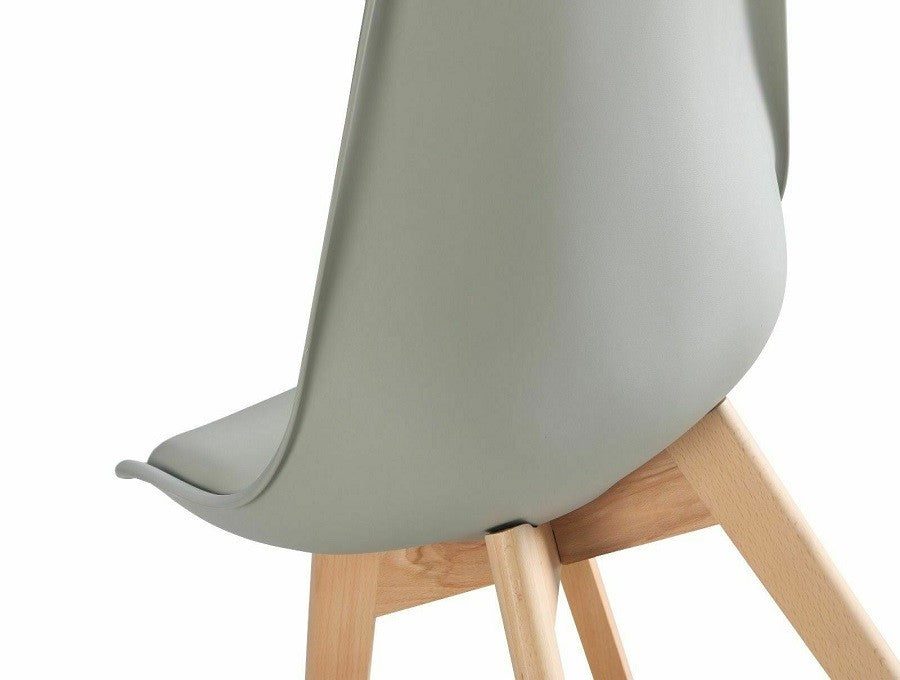 Modern Tulip Dining Chair - Grey