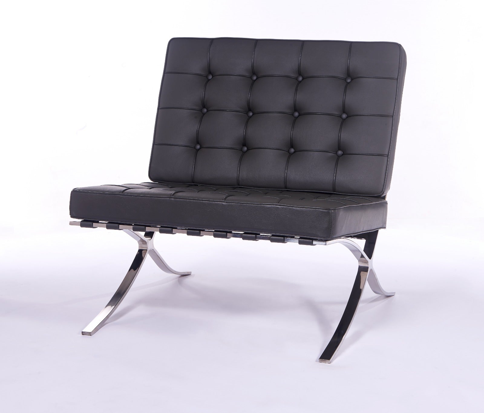 Premium Barcelona Chair - Italian Leather |  Interior Furnishes | Chocolate Brown - Premium Barcelona Chairs from Interior Furnishes - Just $425.00! Shop now at Interior Furnishes