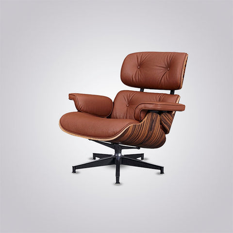 Charles Eames Iconic Lounge Chair & Ottoman - Rose Wood | White - Premium Lounge Chairs from Interior Furnishes - Just $675! Shop now at Interior Furnishes