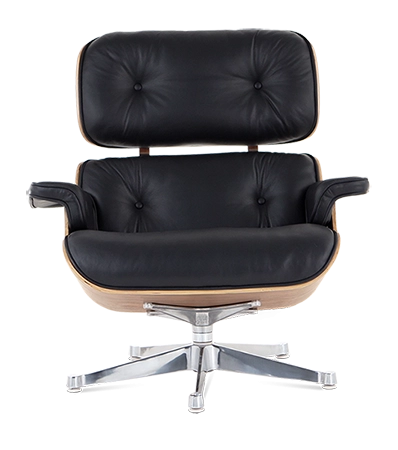 Iconic Design Charles Eames Lounge Chair & Ottoman – Rose Wood  Black