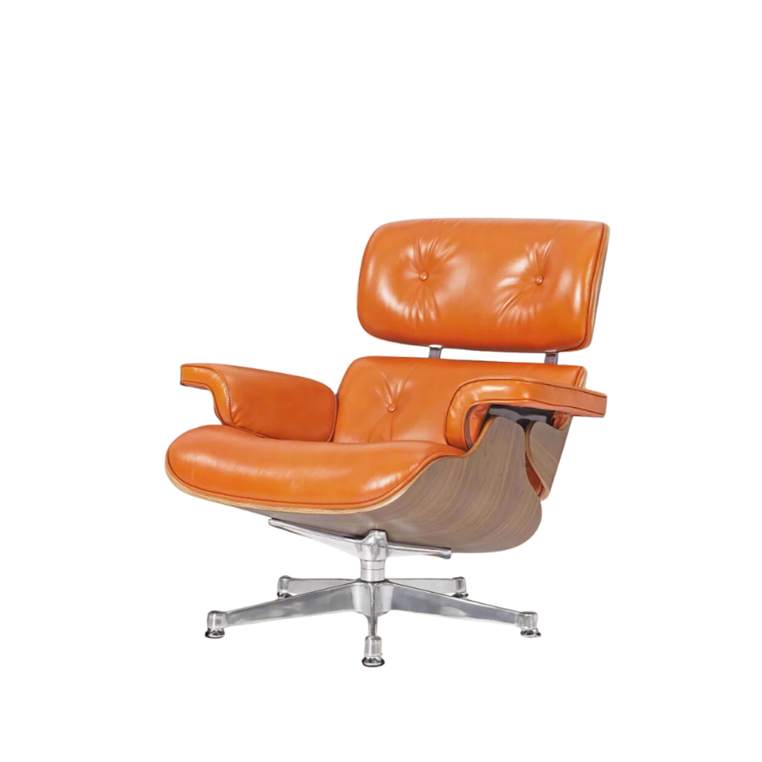 replica eames lounge chair camel brown