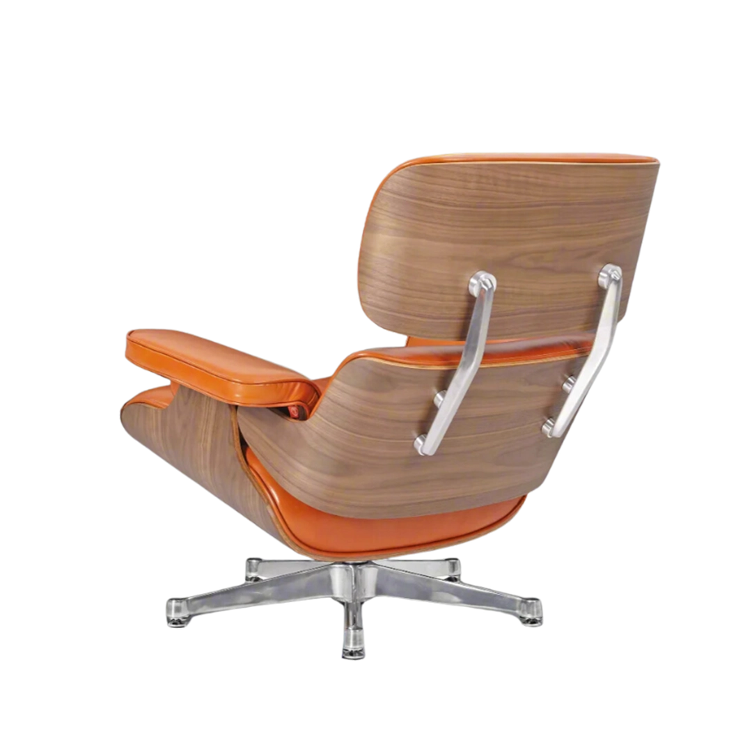 walnut wood eames lounge chair replica