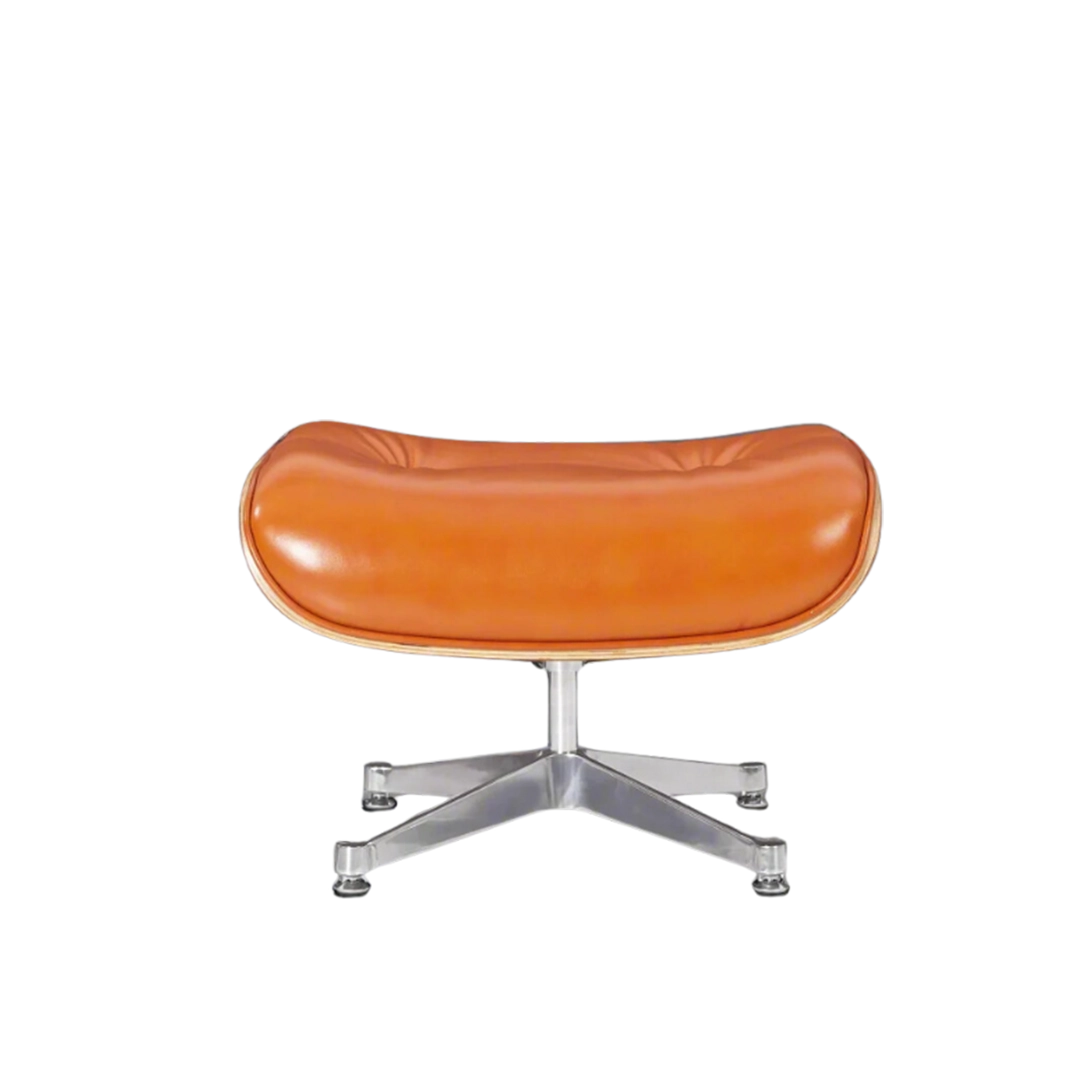 camel color eames lounge chair replica walnut veneer