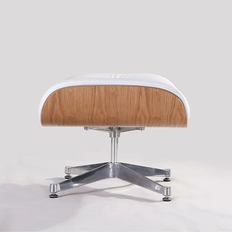Premium Eames Lounge Chair Reproduction – Ash Wood  White Interior Furnishes
