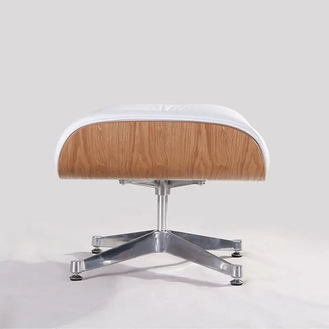 Premium Eames Lounge Chair Reproduction – Ash Wood  White Interior Furnishes