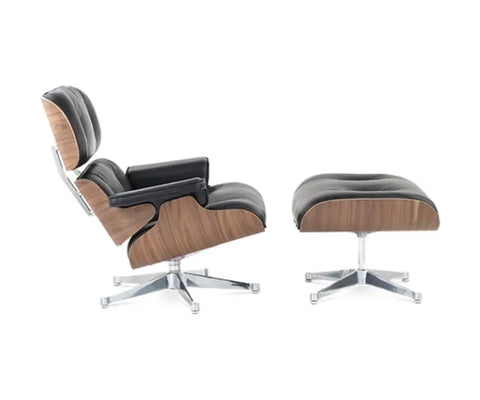 Premium Eames Style Chair Replica - Walnut Veneer Tan Brown