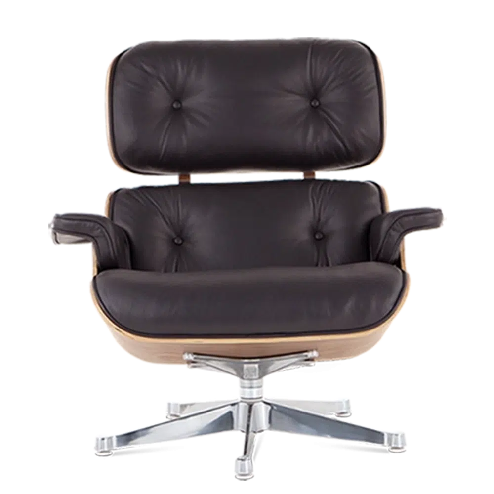 Iconic Design Charles Eames Lounge Chair & Ottoman – Rose Wood Chocolate Brown