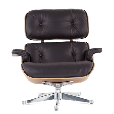 Iconic Design Charles Eames Lounge Chair & Ottoman – Rose Wood Chocolate Brown