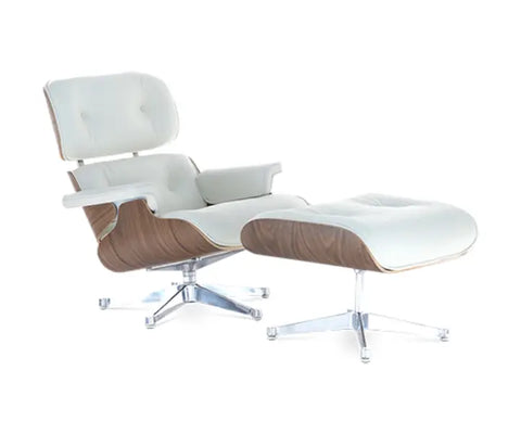 Premium Eames Style Chair Replica - Walnut Veneer Tan Brown