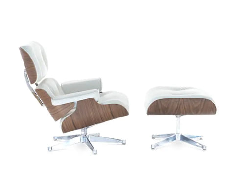 Premium Eames Style Chair Replica - Walnut Veneer Tan Brown