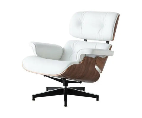 Premium Eames Style Chair Replica - Walnut Veneer Tan Brown