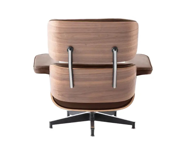 Premium Eames Style Chair Replica - Walnut Veneer Tan Brown