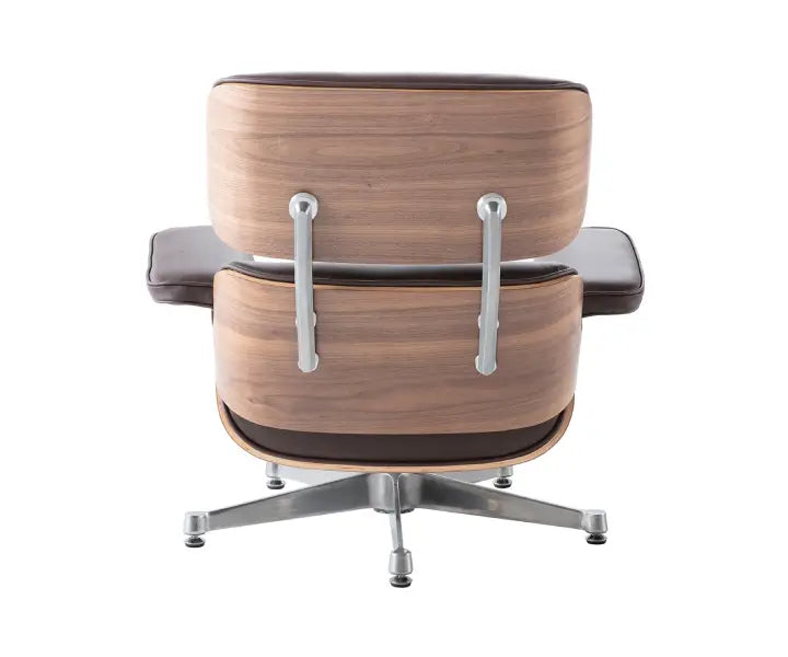 Premium Eames Style Chair Replica - Walnut Veneer Tan Brown