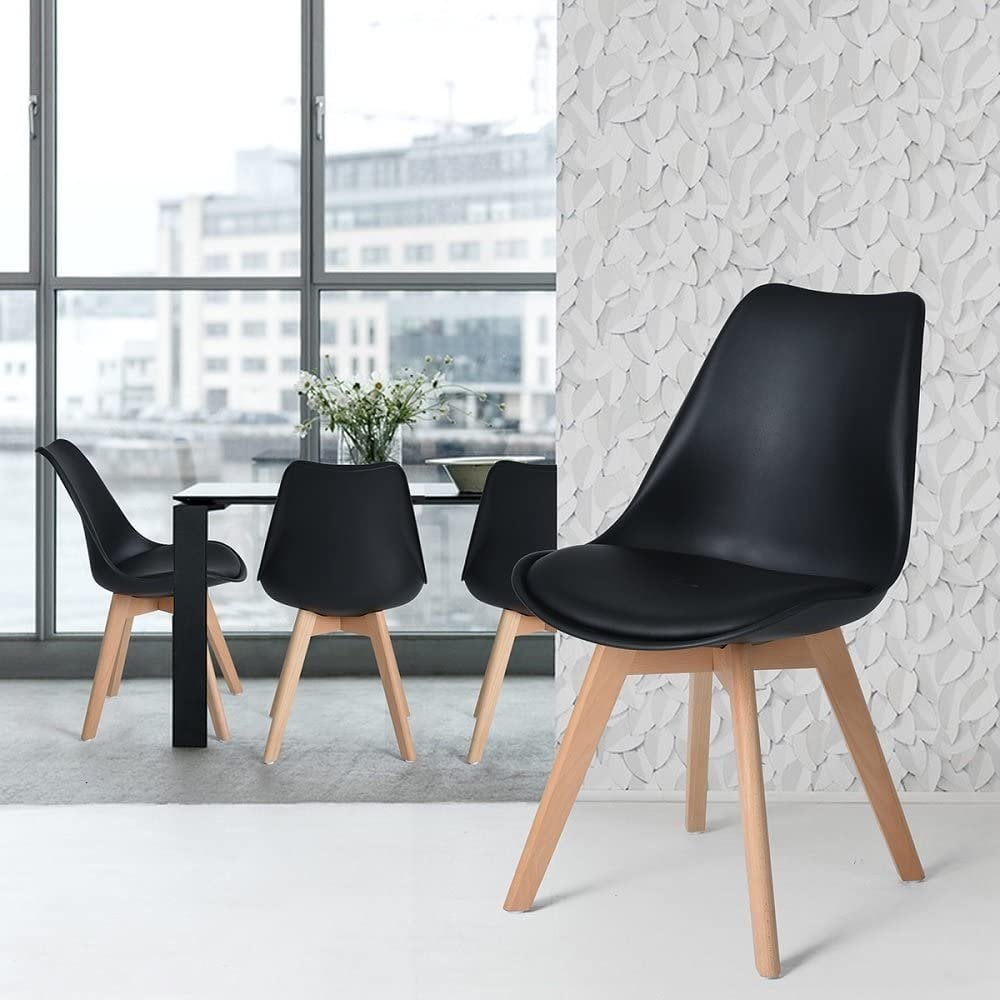 Modern Tulip Dining Chair - Grey