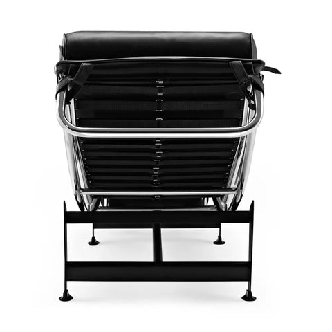 LC4 Chaise Longue Black Leather – Mid-Century Inspired Modern Reclining Chair